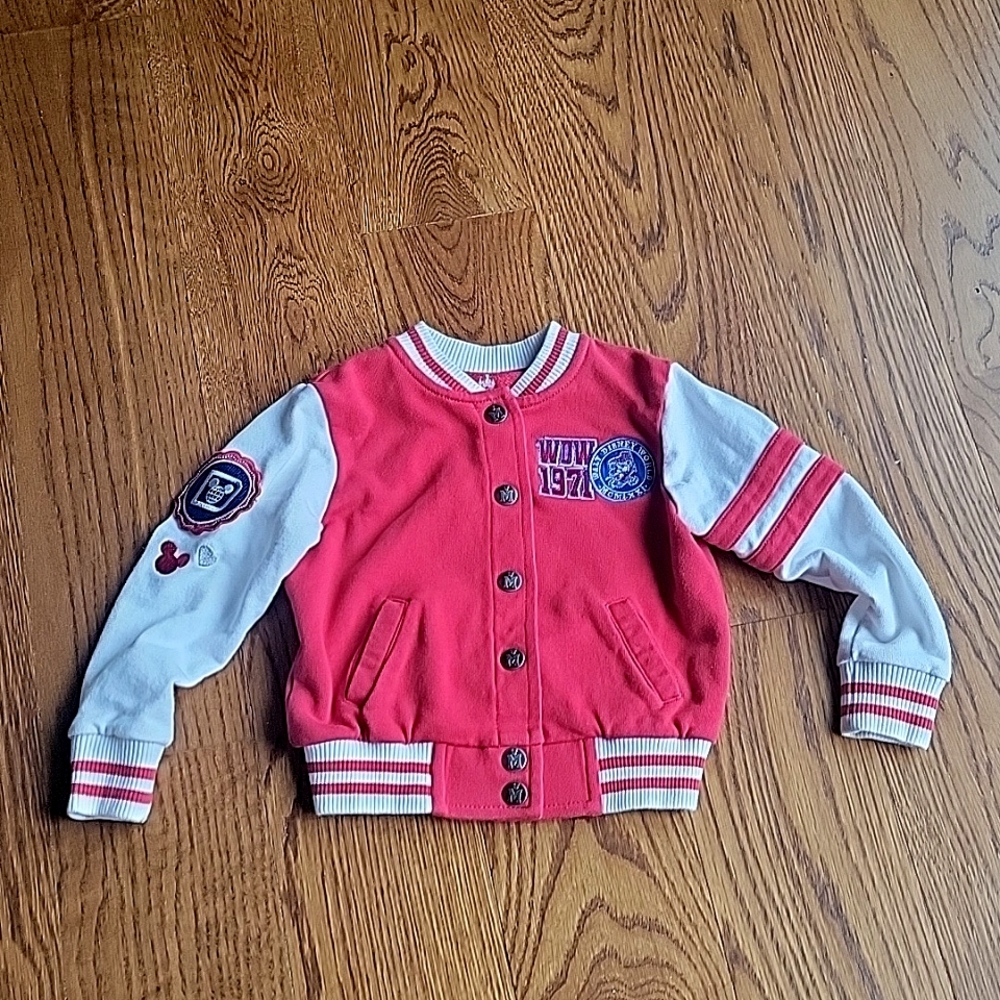Disney Botton Down Sweatshirt Sz XXS